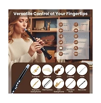 Hongge Electronic Wind Instrument with Wireless Midi and Portable Digital Saxophone Functions