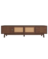 Streamdale Furniture Mid Century Modern Tv Stand - 80" TVs