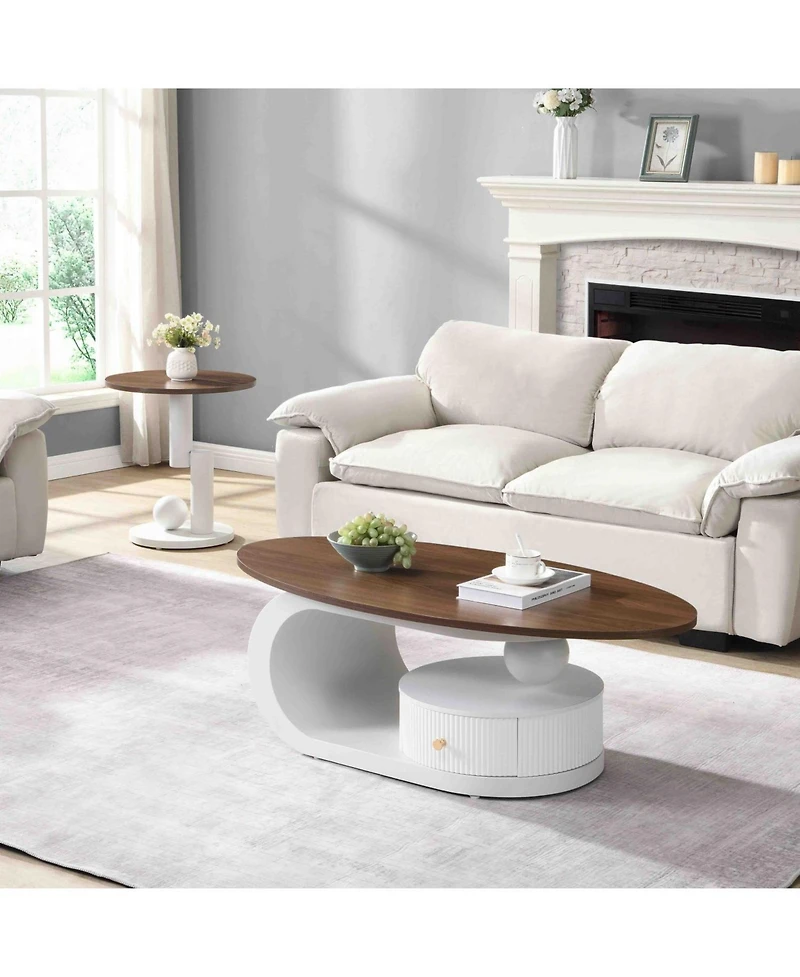 Streamdale Furniture Nesting Coffee Table Set of 2