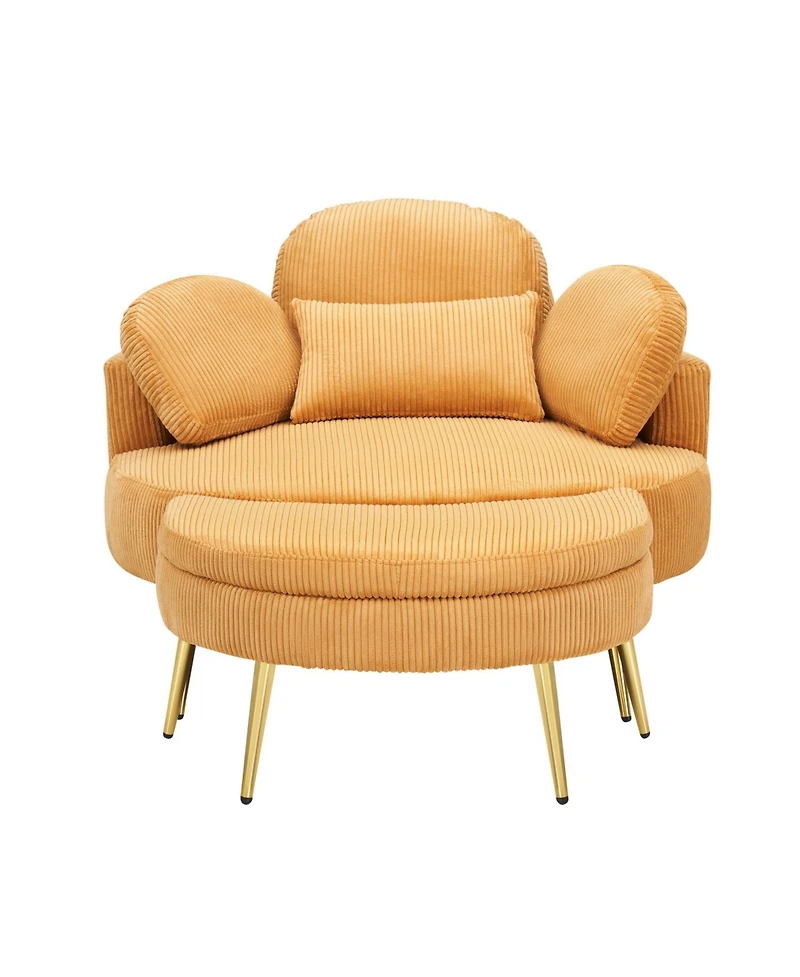 Streamdale Furniture 61" Small Sofa with End Table - Apartment/Balcony