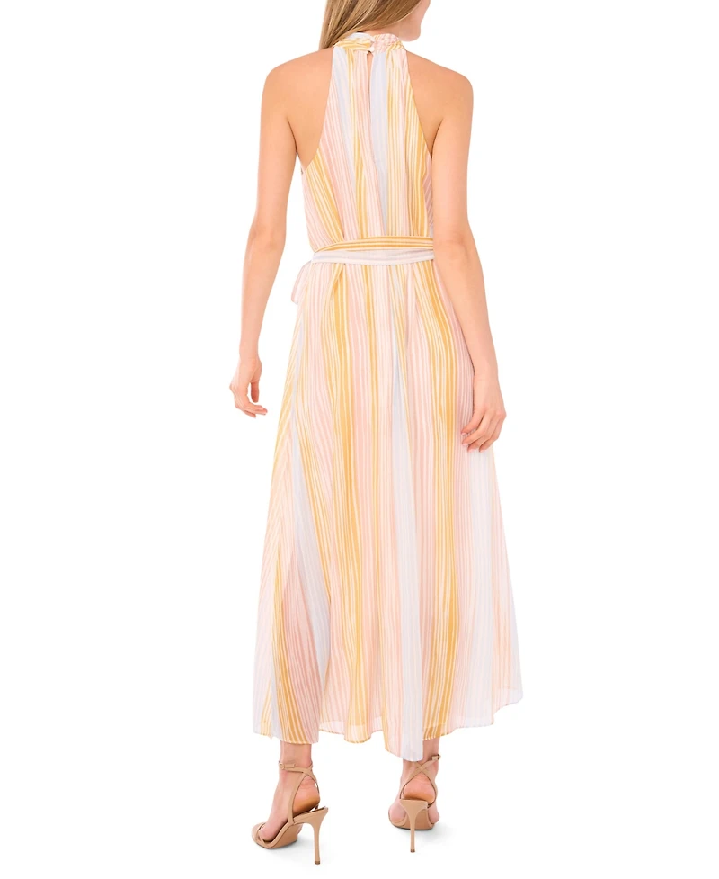 Vince Camuto Women's Halter Neck Maxi Dress