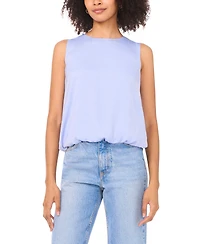 Vince Camuto Women's Bubble Hem Crewneck Blouse
