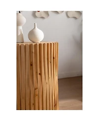 Streamdale Furniture Retro Cylindrical Coffee Table Set (Textured)