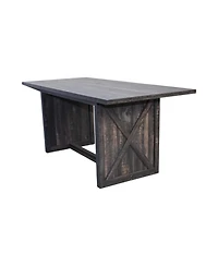Streamdale Furniture Farmhouse Dining Table 70.87" Gray
