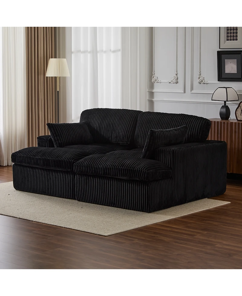 Streamdale Furniture Streamdale Double Chaise Lounge Sleeper Sofa Bed