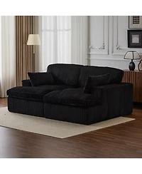Streamdale Furniture Streamdale Double Chaise Lounge Sleeper Sofa Bed