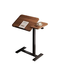 Streamdale Furniture Streamdale Overbed Rolling Laptop Stand with Wheels Height Adjustable Tray
