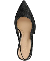 Journee Collection Women's Elenney Pointed Toe Slingback Pumps