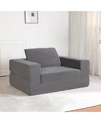 Aostirmotor Compression Dog Sofa Bed Modern Floor Couch With Pillow for Living Room Bedroom