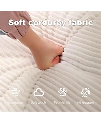 Aostirmotor Compression Dog Sofa Bed Modern Floor Couch With Pillow for Living Room Bedroom