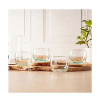 Verve Culture Clear Stemless Wine Goblets