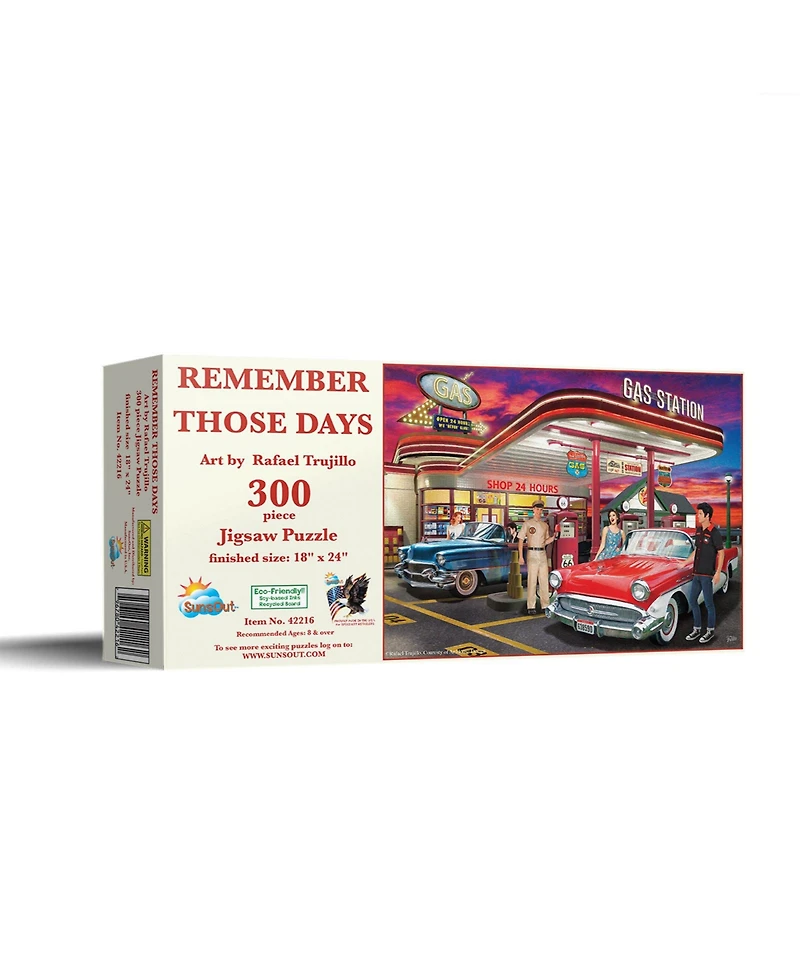 SunsOut Remember Those Days 300 piece Jigsaw Puzzle for Adults