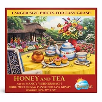 SunsOut Honey and Tea 1000 piece Jigsaw Puzzle for Adults Large Pieces