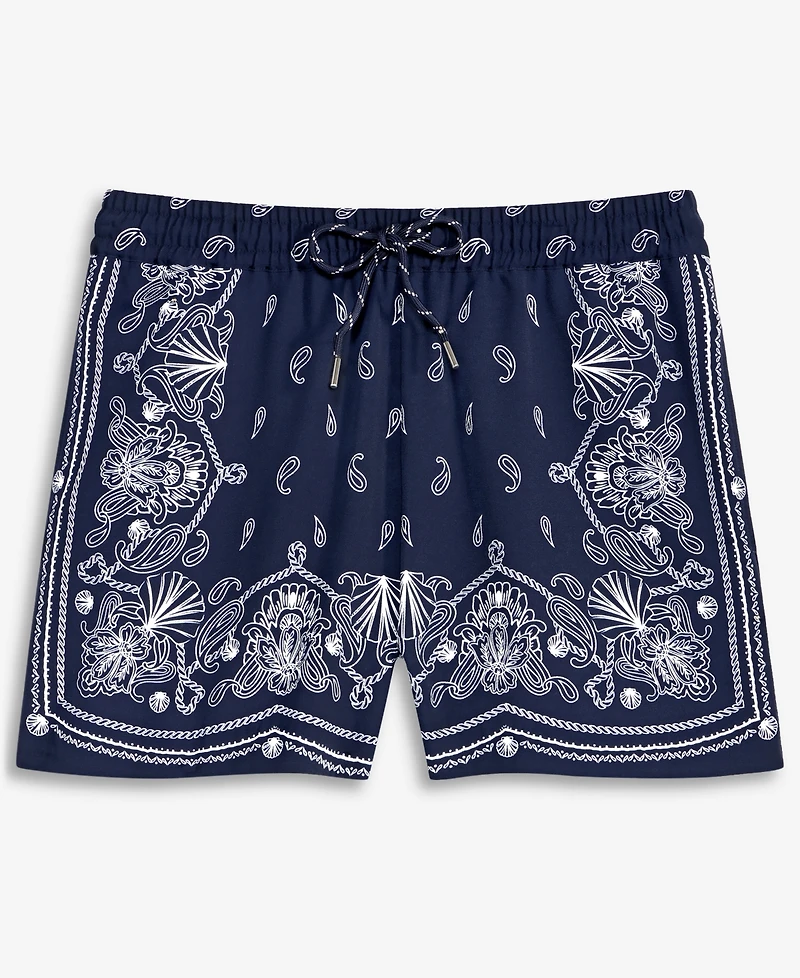 On 34th Women's Bandana-Print Pull-On Shorts, Macy's Exclusive