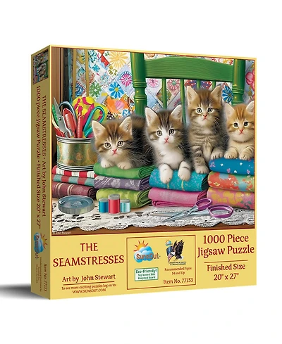 SunsOut The Seamstresses 1000 piece Jigsaw Puzzle for Adults