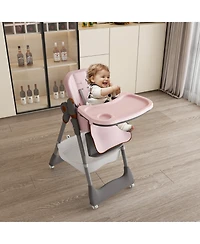 Streamdale Furniture Adjustable Baby High Chair - Portable Feeding Seat