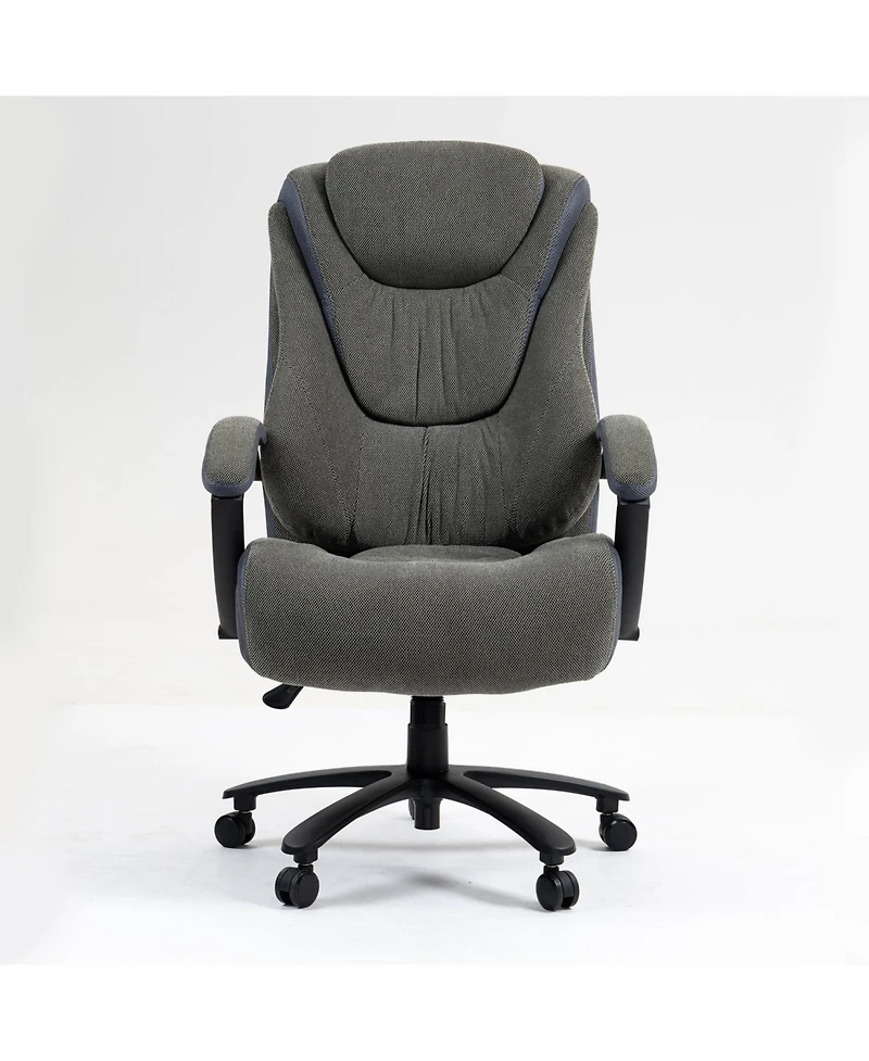 Streamdale Furniture High Back Adjustable Fabric Office Chair - 9373H-Fabric