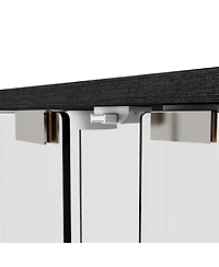 Streamdale Furniture Led Glass Display Cabinet