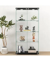 Streamdale Furniture Led Glass Display Cabinet