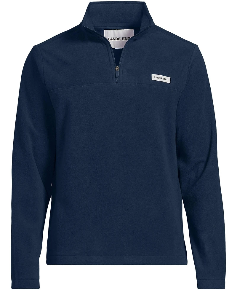 Lands' End Big & Tall Anyweather Fleece Quarter Zip Pullover