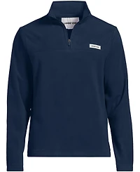 Lands' End Big & Tall Anyweather Fleece Quarter Zip Pullover