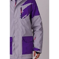 Men's After party Jacket Grey & Purple
