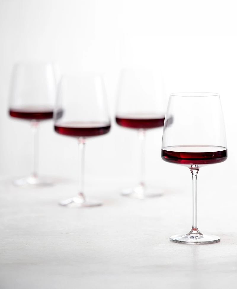 Zwiesel Glas Sensa Crystal Burgundy Wine Glasses, Set of 4