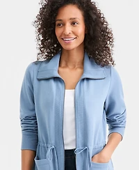 Style & Co Women's Luxsoft Fleece Knit Anorak Jacket, Macy's Exclusive