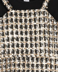 Rare Editions Girls 7-16 3-Piece Top and Jumper Set