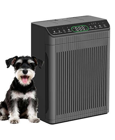 Heatdaz Air Purifiers with Washable Filters, up to 2200sq.ft for Bedroom, Home Air Purify with Pm 2.5 Display Air Quality Sensor