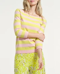 Isaac Mizrahi Women's Boat Neck Sweater