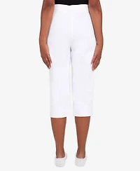 Alfred Dunner Women's Classic Allure Stretch Clamdigger Pants