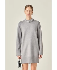 English Factory Women's Knit Mini Dress