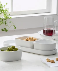 The Cellar Morgan Ceramic 4-Pc. Section Server, Macy's Exclusive