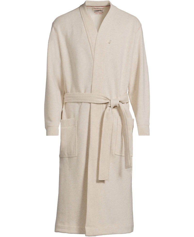 Lands' End Men's Serious Sweats Calf Length Robe