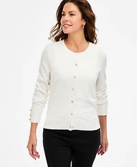 Jm Collection Women's Cropped Cardigan Sweater, Macy's Exclusive
