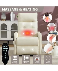 Sumyeg Power Lift Recliner Chair with Massage Heavy Duty Motion Mechanism and One Usb for Charging