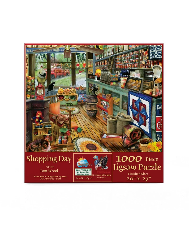 SunsOut Shopping Day 1000 piece Jigsaw Puzzle for Adults