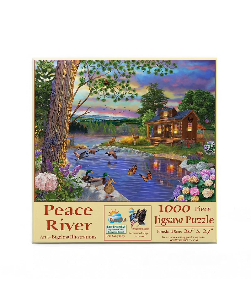 SunsOut Peace River 1000 piece Jigsaw Puzzle for Adults