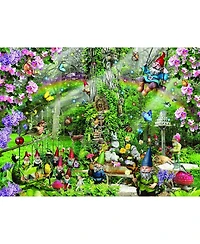 SunsOut Gnomes Playground 300 piece Jigsaw Puzzle for Adults