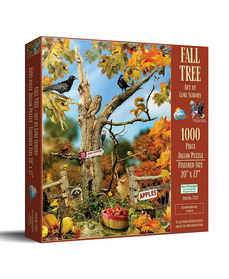 SunsOut Fall Tree 1000 piece Jigsaw Puzzle for Adults
