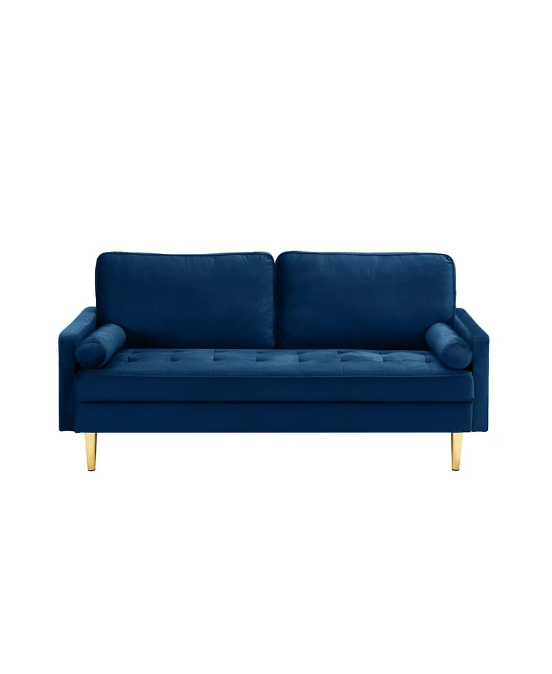 Streamdale Furniture Velvet Sofa 65 inch