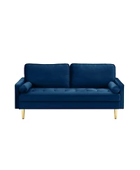 Streamdale Furniture Velvet Sofa 65 inch