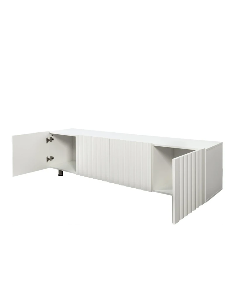 Streamdale Furniture Tv Stand with Storage & Drawers - White