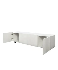 Streamdale Furniture Tv Stand with Storage & Drawers - White