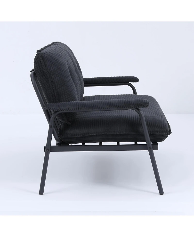 Streamdale Furniture 53" Black Sofa - Small Apartment Living