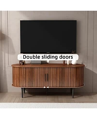 Streamdale Furniture Streamdale 47" Modern Tv Stand with Sliding Door & Storage