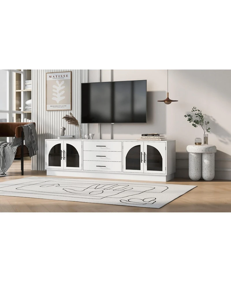 Streamdale Furniture 68.9" Modern Tv Stand for 75" TVs, Media Console Cabinet