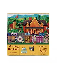 SunsOut Morning Day Quilt 1000 piece Jigsaw Puzzle for Adults Mothers Day