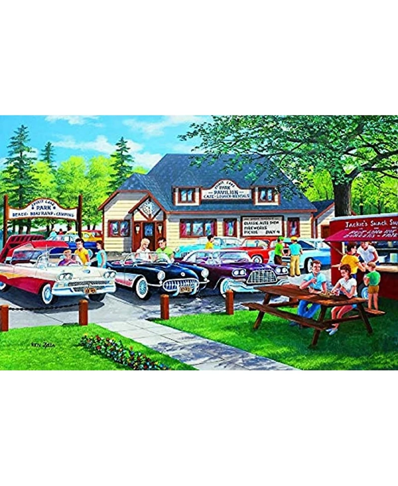 SunsOut The Past Lane piece Jigsaw Puzzle for Adults